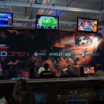 The DreamHack StarCraft II tournament being played