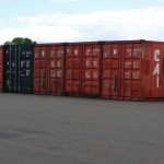 Containers full of chairs - by @DHGameCrew