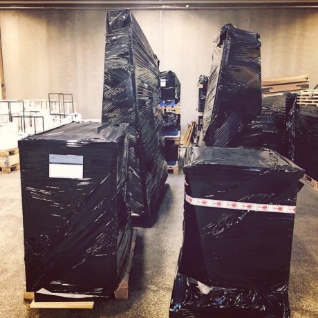 SteelSeries booth ready for shipping - by @steelseries