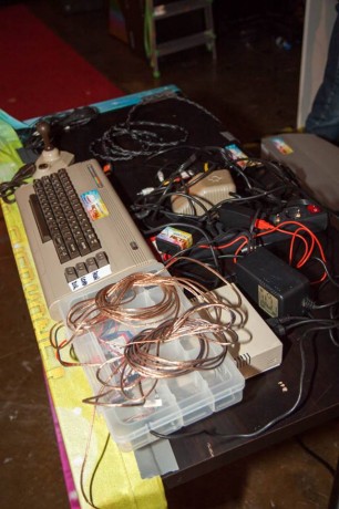 The Commodore 64 & Wire Setup