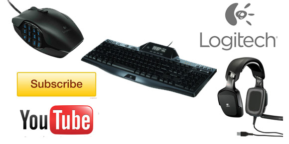 Win a Logitech Gaming Gear Package by Subscribing to Youtube